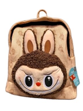 POPMART The Monsters Labubu Backpack BROWN Popland Exclusive Authentic NWT